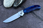 Выкидной нож &amp;quot;Рысь&amp;quot;: сталь - Bohler М390; рукоять - акрил