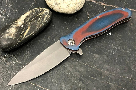 Складной нож "Тактик": сталь - Bohler S390; рукоять -микарта