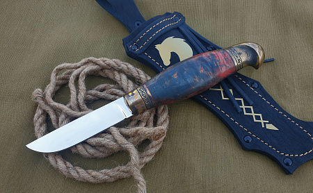 Финский нож «Puukko» малый -2 :сталь кованая Х12МФ рукоять композит, литье