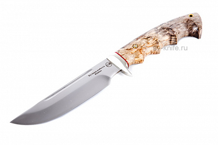 Нож "Секач": сталь - Elmax (порошковая); рукоять - карельская береза