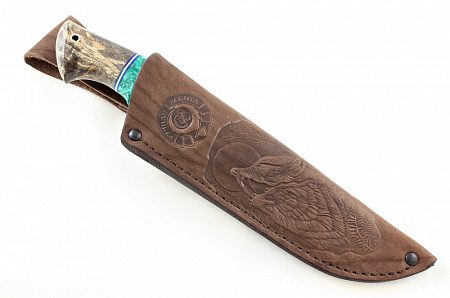 нож Беркут: сталь NIOLOX рукоять карельская береза - акрил