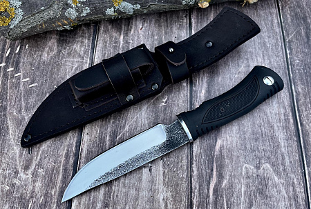 Нож Енот разборный: сталь кованая 95х18, рукоять резина